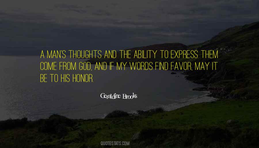Express Your Thoughts Quotes #154674
