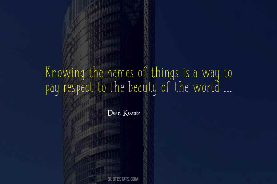 Beauty Of The World Quotes #1178668