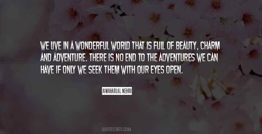 Beauty Of The World Quotes #25729