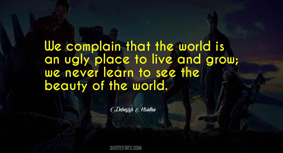 Beauty Of The World Quotes #551088