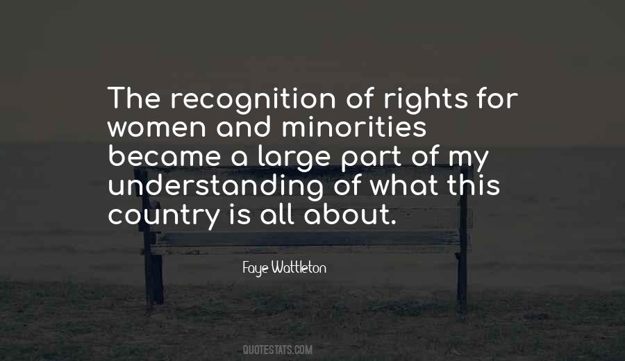 Minorities Rights Quotes #473035