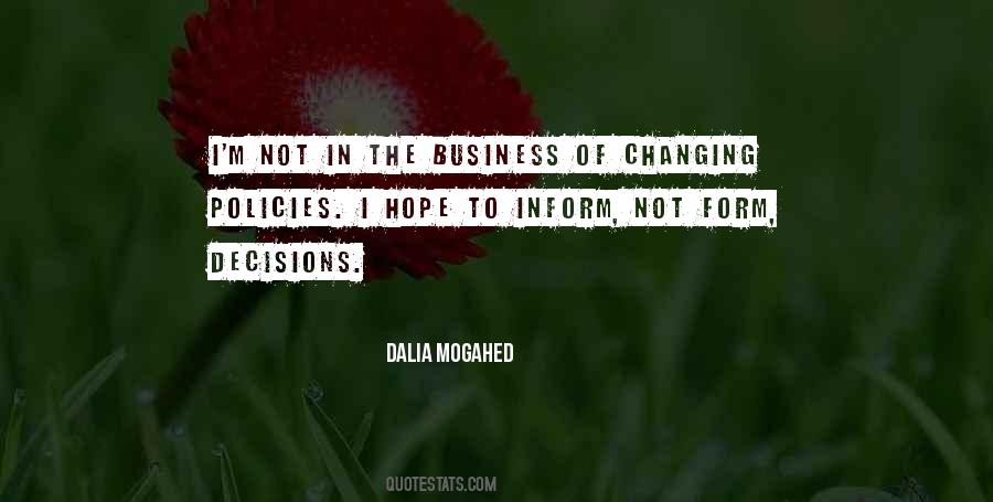 Business Decisions Quotes #1286483