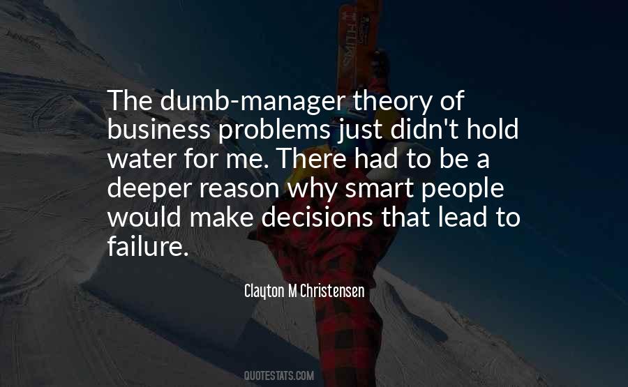 Business Decisions Quotes #209483