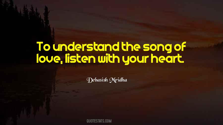 Song Of Love Quotes #279827