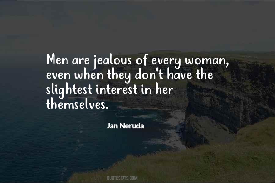 When A Woman Is Jealous Quotes #274588