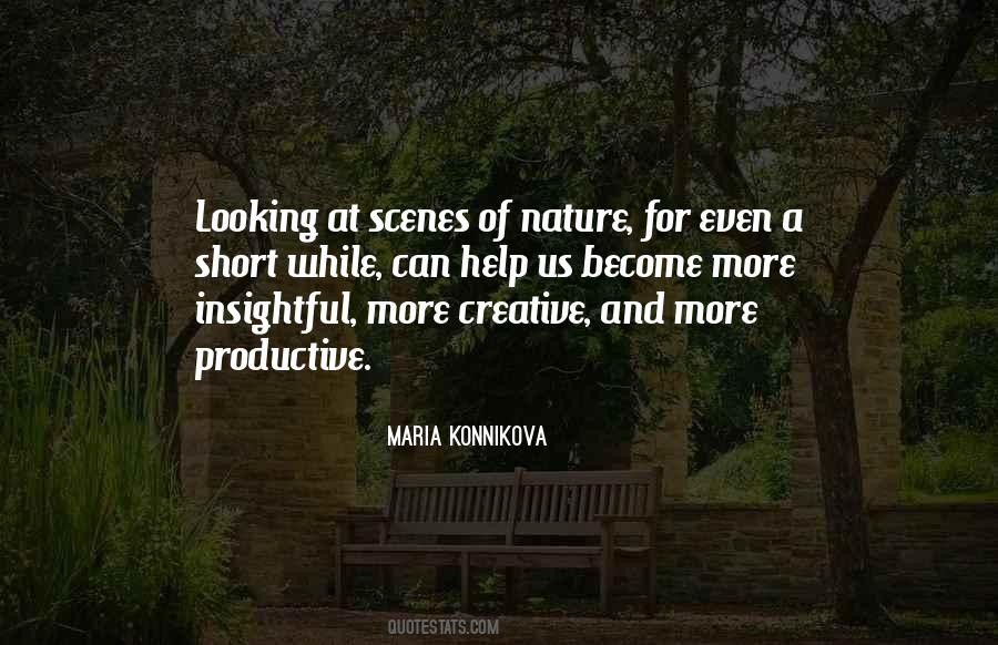 Quotes About Looking At Nature #234707