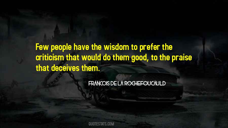 Praise Criticism Quotes #1750201