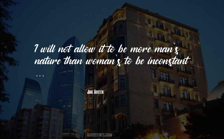 Man S Nature Quotes #1741079