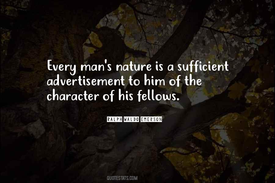 Man S Nature Quotes #205913