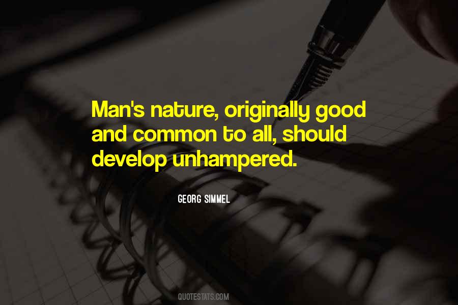 Man S Nature Quotes #701196