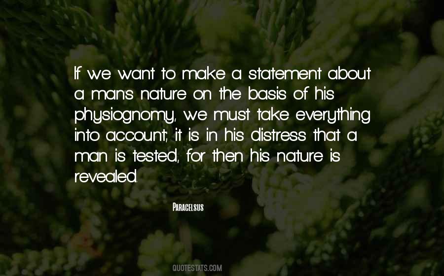 Man S Nature Quotes #759843
