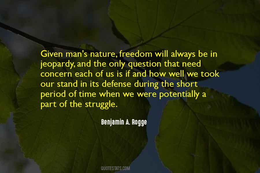 Man S Nature Quotes #778586