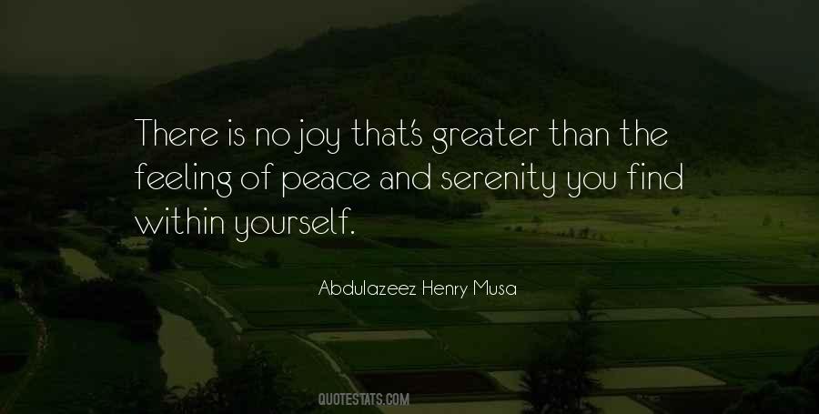 Joy Within Quotes #1042318