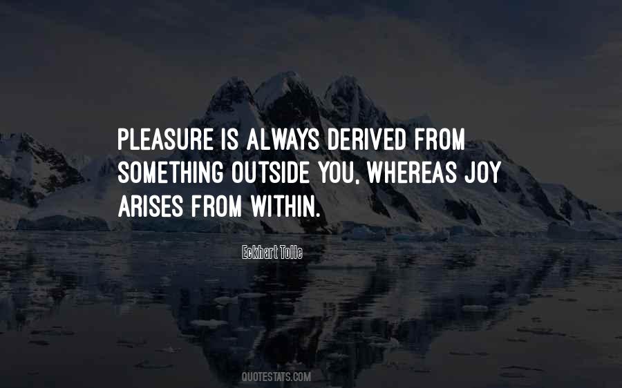 Joy Within Quotes #1082994