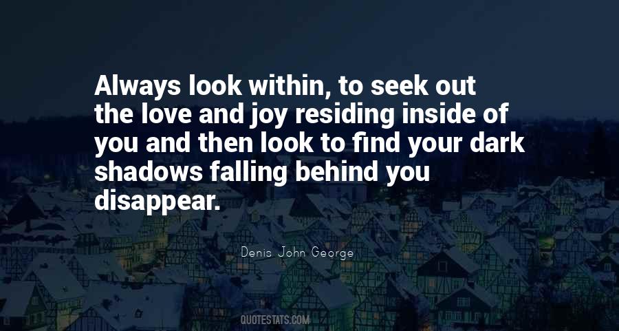 Joy Within Quotes #11536