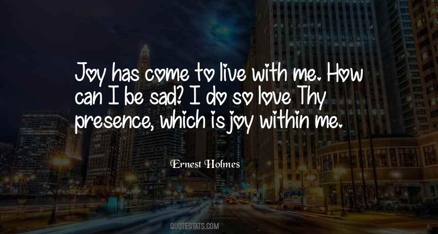 Joy Within Quotes #1524576