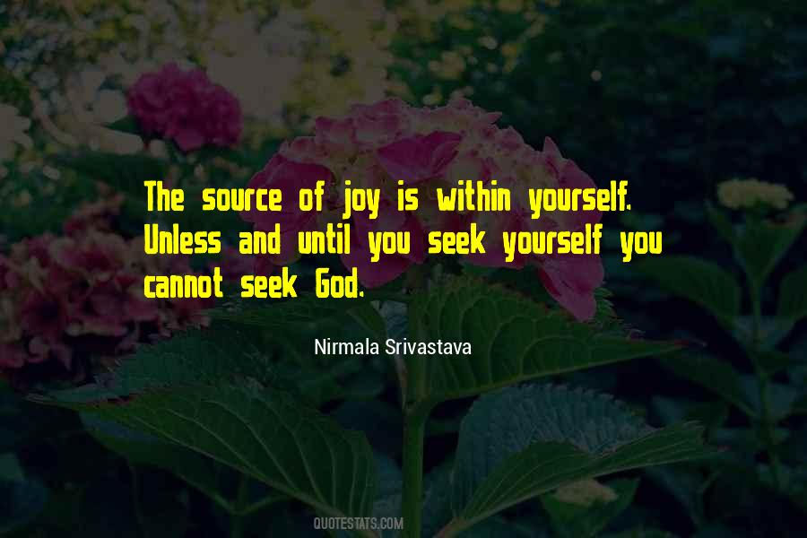 Joy Within Quotes #401689