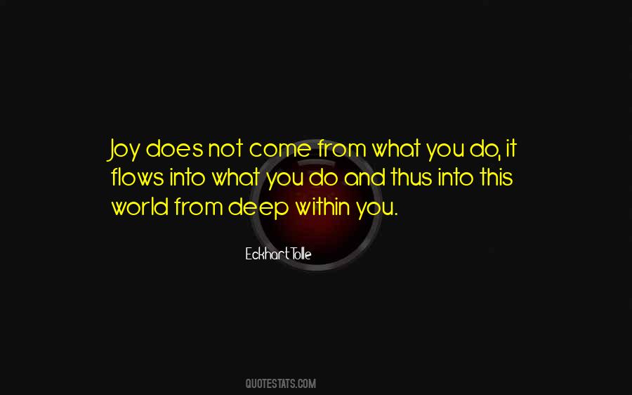 Joy Within Quotes #656179