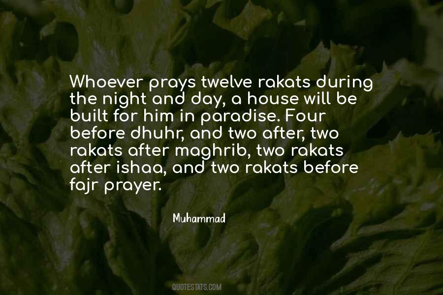 Dhuhr Rakats Quotes #192235