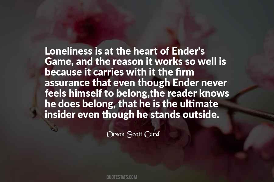 Quotes About Lonliness #1480928