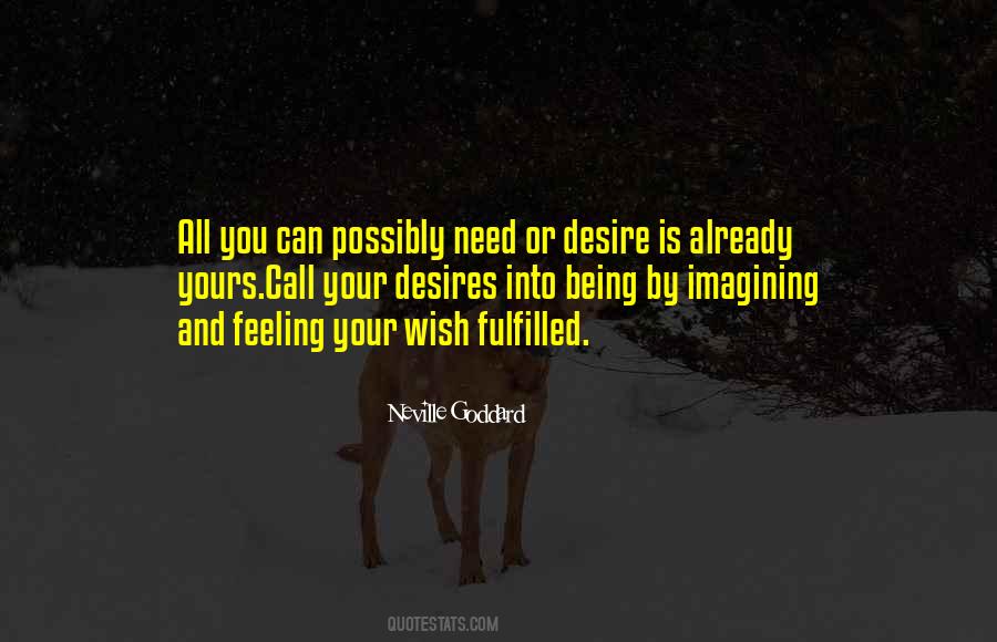 Wish Fulfilled Quotes #588548