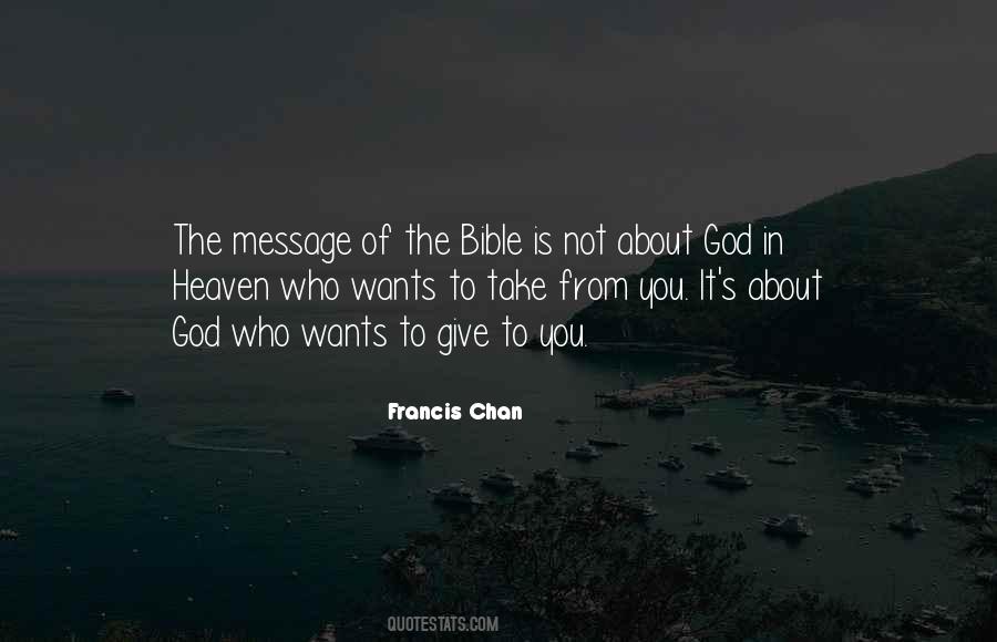 Message From Heaven Quotes #918888