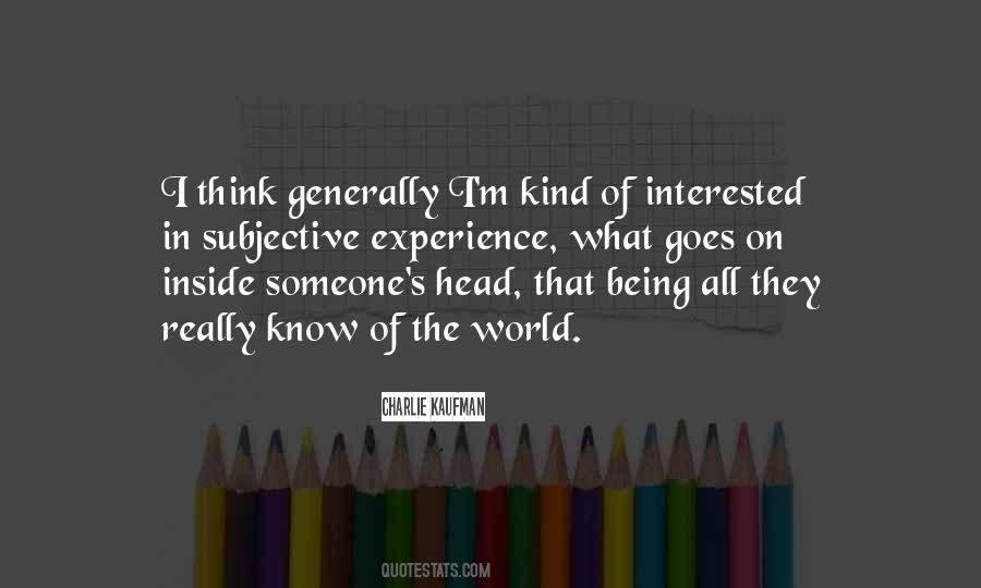 Experience What Quotes #1214548