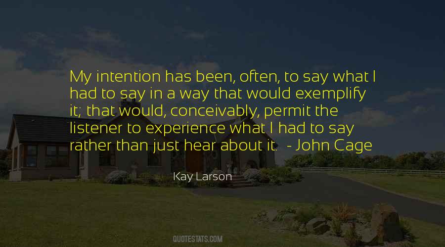 Experience What Quotes #1443849