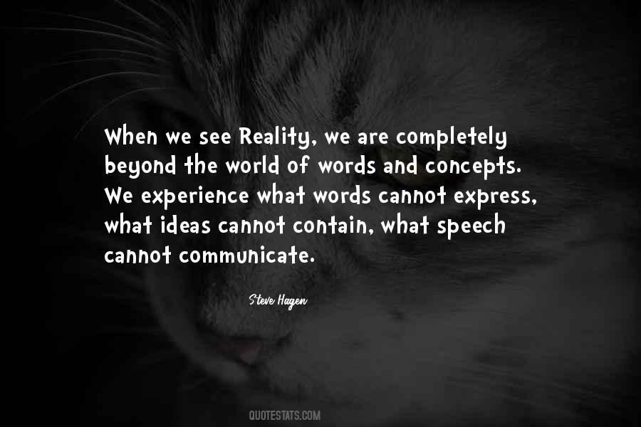 Experience What Quotes #803998