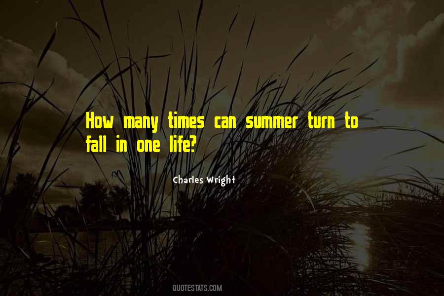 Summer To Fall Quotes #1695386