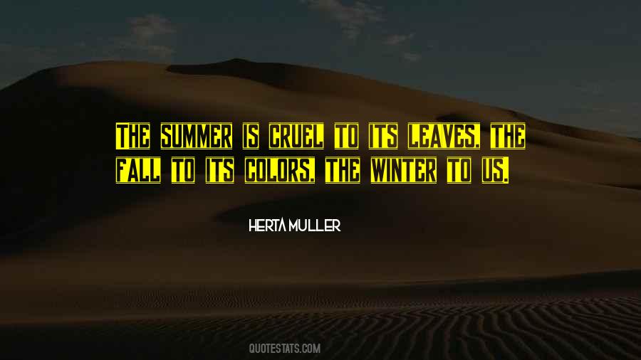 Summer To Fall Quotes #182186