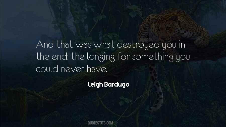 Quotes About Longing For Something #1246171