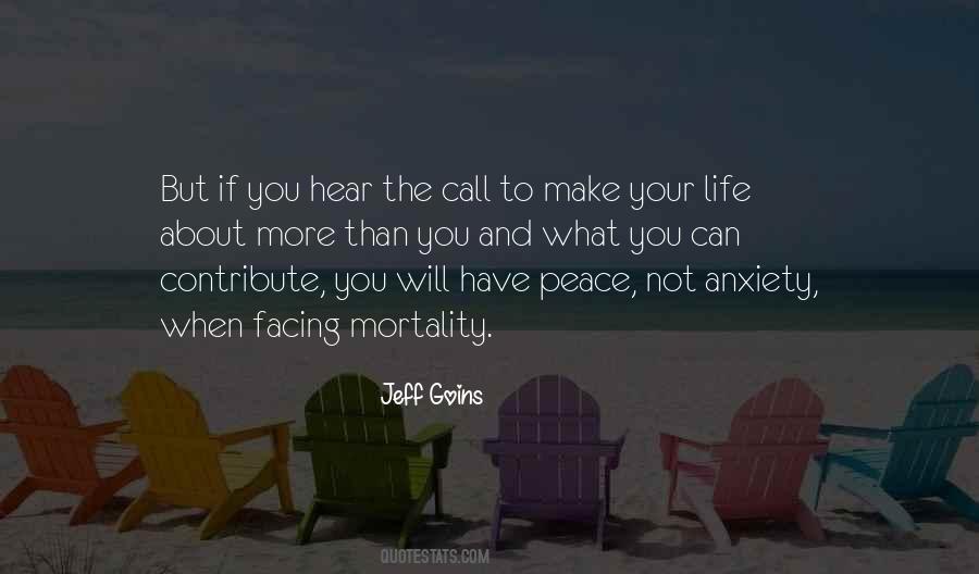 Call For Peace Quotes #404915