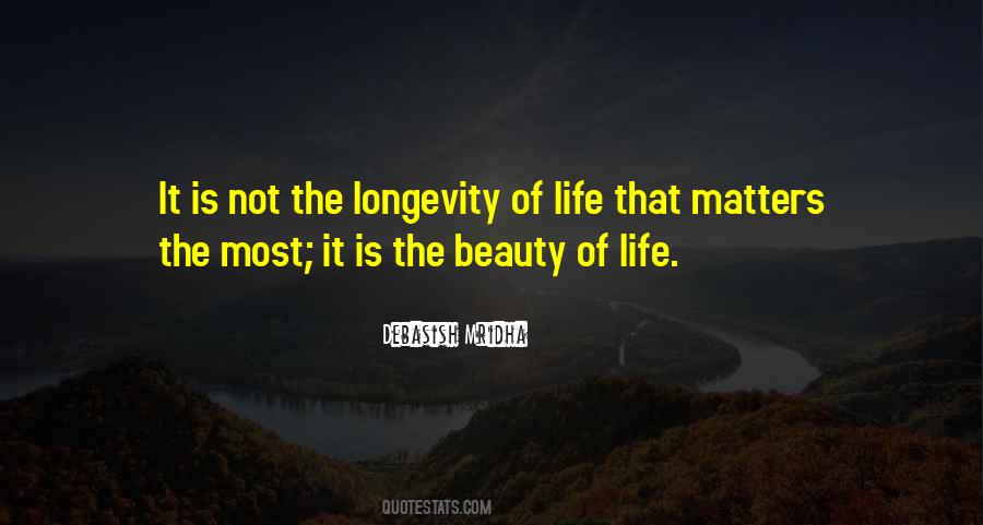 Quotes About Longevity Life #927515