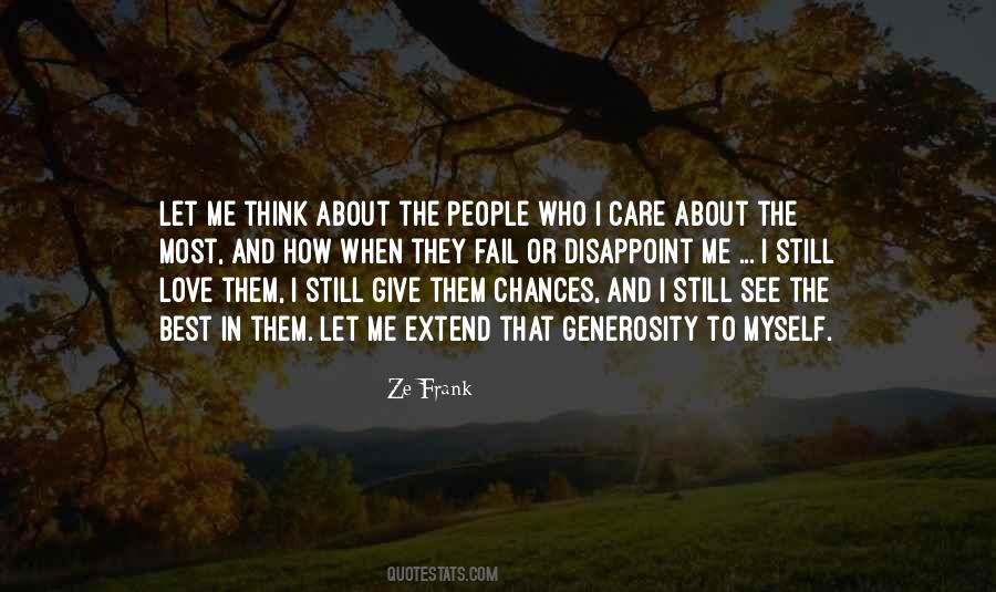 Give Chances Quotes #860021