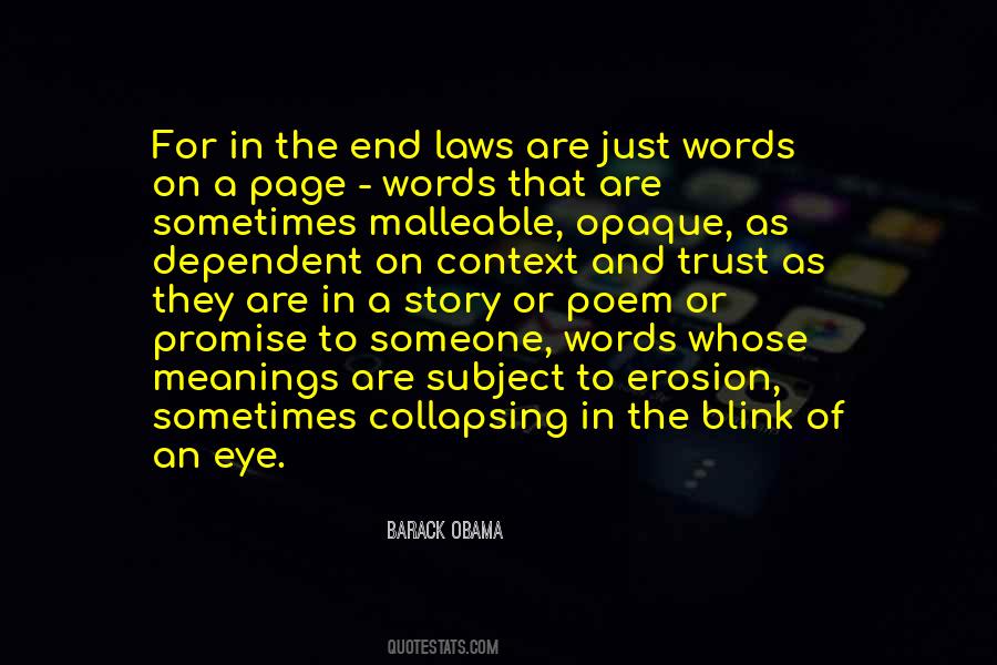 A Blink Of An Eye Quotes #455486