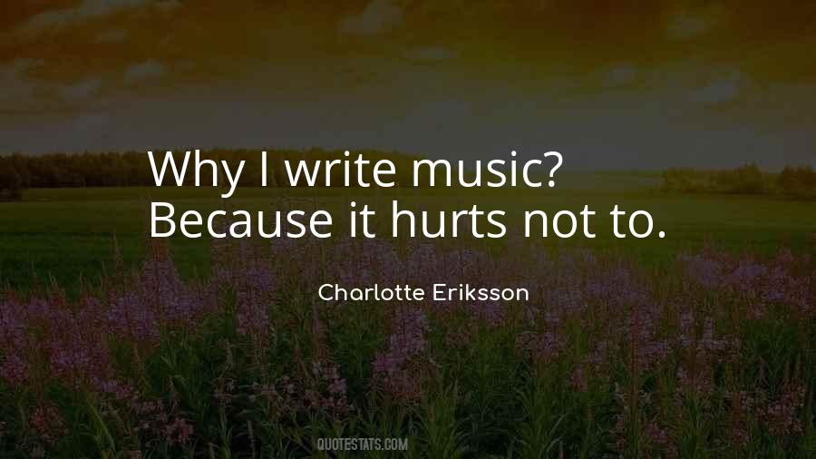 Writing Music Inspiration Quotes #1244744