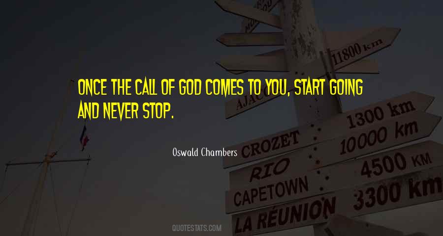 Call Of God Quotes #84317