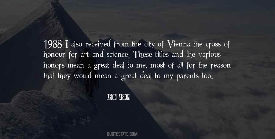 City Of Vienna Quotes #784411