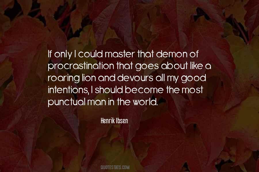 Punctual Man Quotes #670489