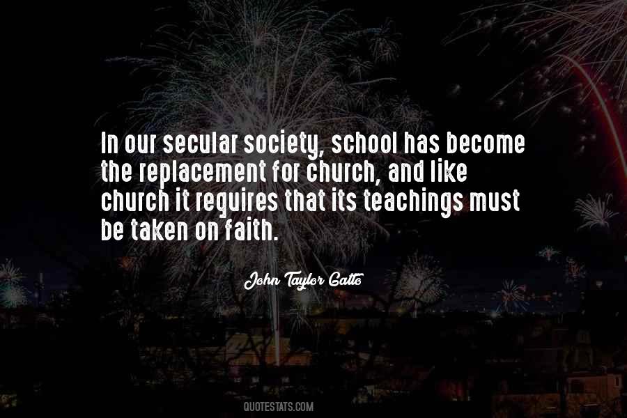 Secular Education Quotes #1701719