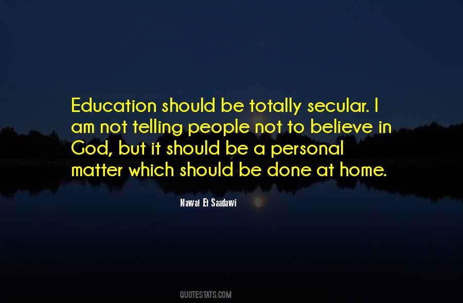 Secular Education Quotes #349620