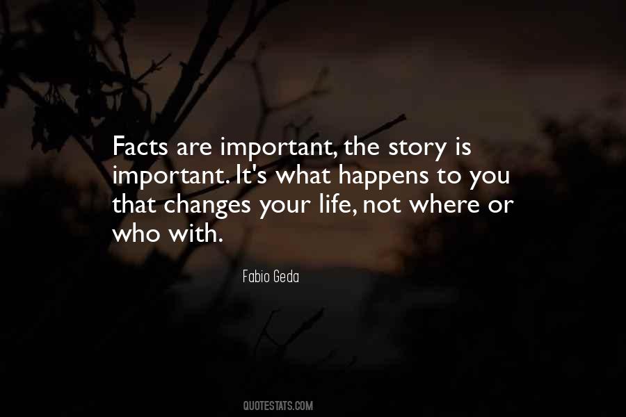 Important Facts Quotes #329063