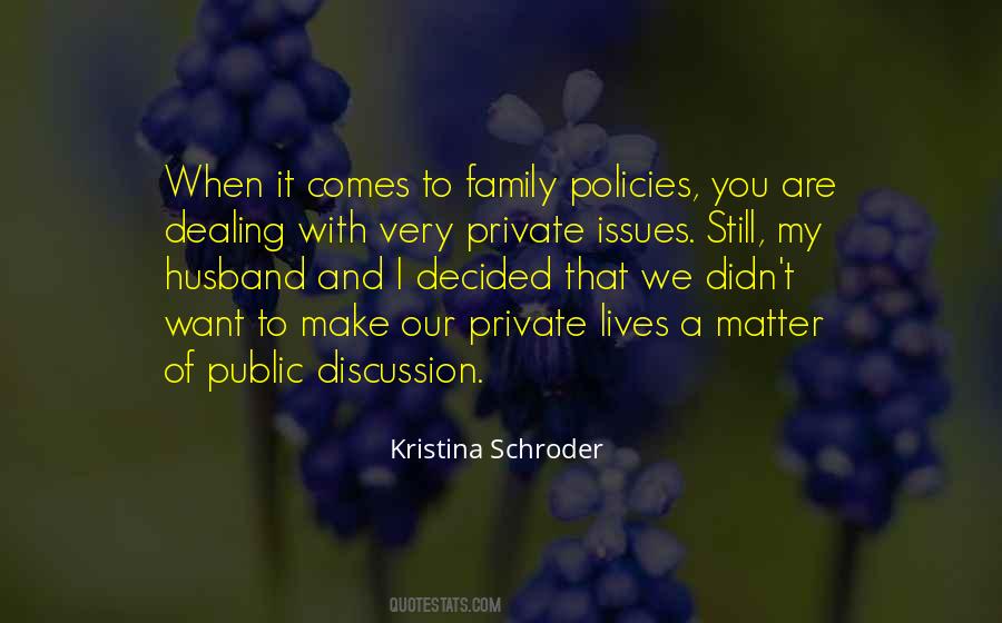 Family Discussion Quotes #1328602