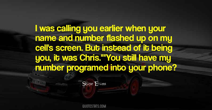 Calling Your Name Quotes #843977