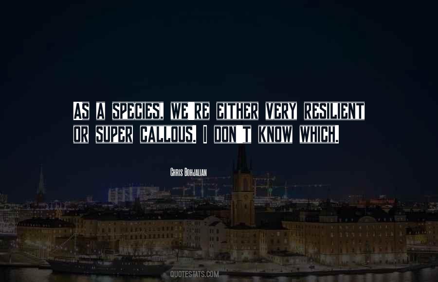 Callous Quotes #121083