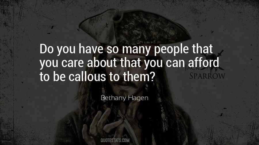 Callous Quotes #686663