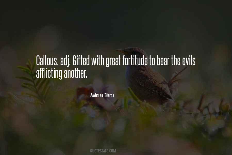 Callous Quotes #818645