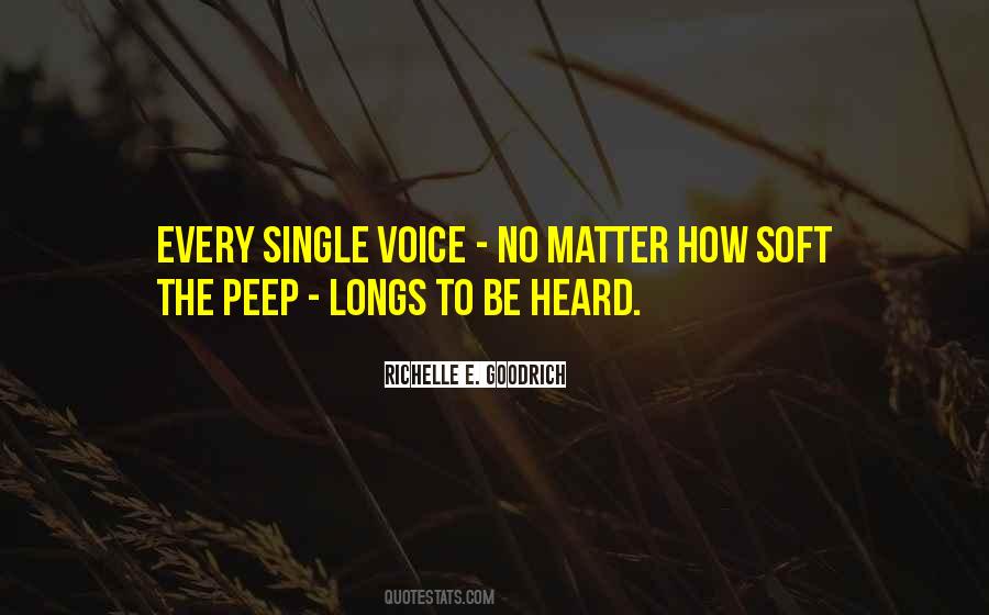 Single Voice Quotes #1138269