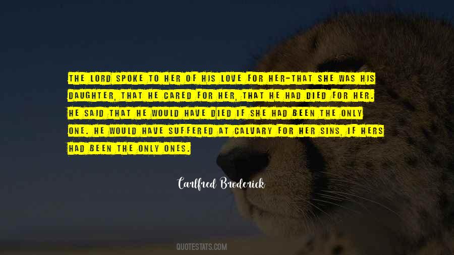 Calvary Love Quotes #282548